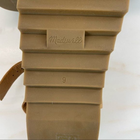 Madewell The Addie Sandal in Desert Camel - Picture 9 of 10
